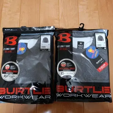 미사용 새상품 2장 세트 BURTLE 4078 핫 롱 T셔츠 M 버크