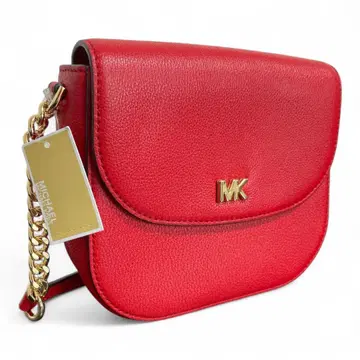 MICHAEL KORS 하프 돔 크로스 바디 레드 새상품