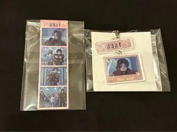 은하 특급 밀키 서브웨이 TSUTAYA 카트 씰 아크릴 키링