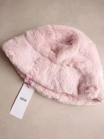 미사용 FURFUR 에코 퍼 버킷 햇