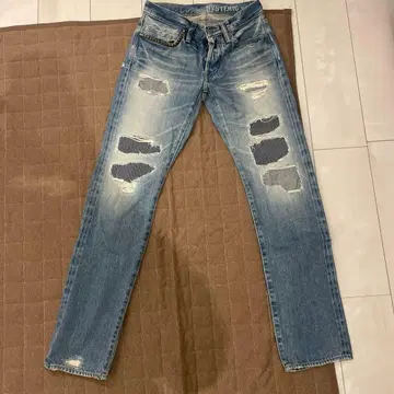 HYSTERIC GLAMOUR 데미지 데님 팬츠