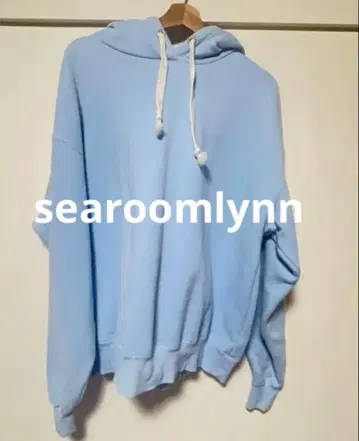 searoomlynn 라이트 블루 오버 사이즈 후드티