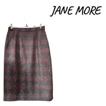 JANE MORE 체크 무늬 타이트 스커트 M 사이즈 상당