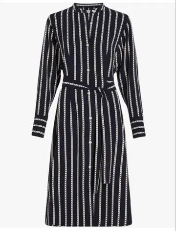 [ 미착용 새상품 ] 타미힐피거 아가일 셔츠 원피스