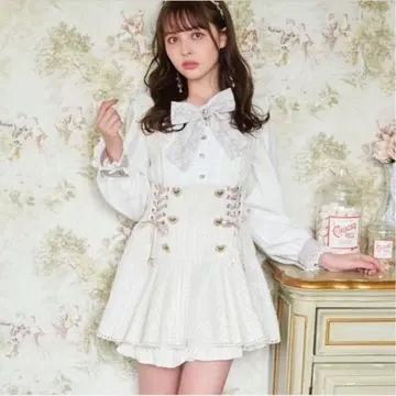 LIZLISA 리즈리사 메세 리본 트위드 셋업