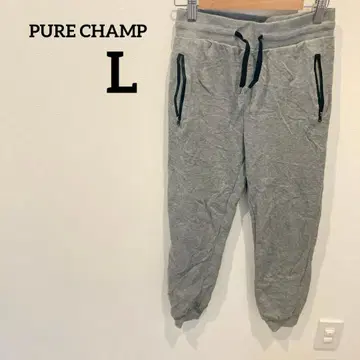 하나뿐인 PURE CHAMP [ L ] 그레이 조거 팬츠 롱 바지