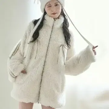 one after another NICE CLAUP 리본 보아 블루종