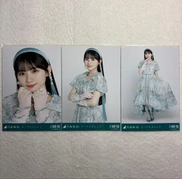 노기자카46 네이블 오렌지 카와사키 사쿠라 브로마이드