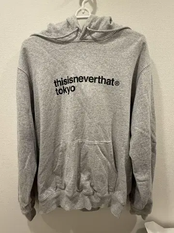 thisisneverthat 그레이 후디 도쿄 한정판 M 사이즈