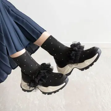 RANDA 란다 비쥬 니트 스니커즈 신발 M 23cm 23.5cm