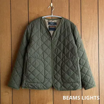 BEAMS LIGHTS 써모아 퀼팅 블루종