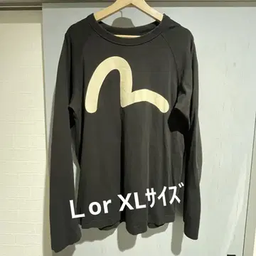 EVISU 카모메 롱 T 44 블랙