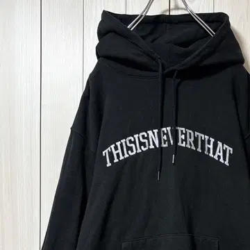 인기 thisisneverthat 네버댓 후드티 맨투맨 자수 로고 L