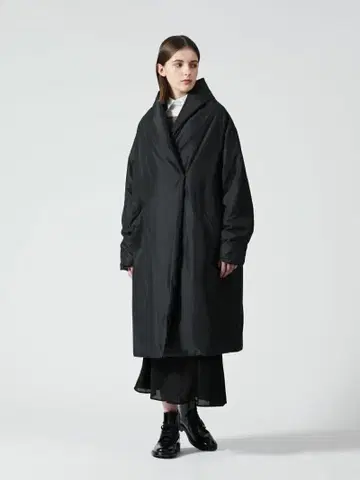 새상품 드레이프 롱 다운 코트