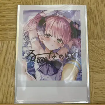 히메모리 루나 친필 사인 브로마이드 카드