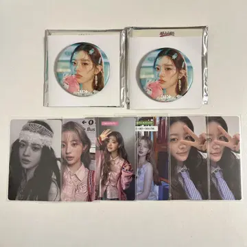 민지 트레이딩 카드 캔뱃지 세트
