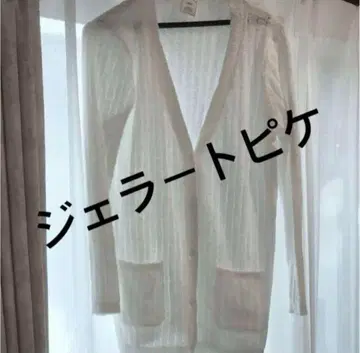 택 포함 새상품 젤라또피케 롱 가디건