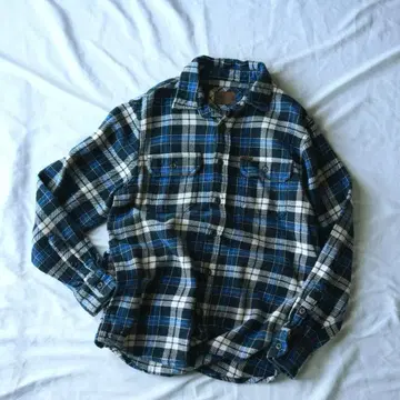 00s ORVIS 플란넬 셔츠 체크 S 긴팔 US 구제 의류 레어 사이즈