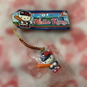 레어 헬로키티 야구 일본 대표 사무라이 재팬 네즈케 스트랩