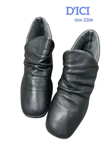 미사용 D'ICI 디시 사이즈 22cm 일본제 블랙