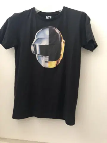다프트 펑크 티셔츠 카피라이트 있음 S 블랙 Daft Punk