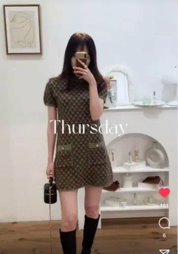 ZARA 자라 니트 원피스 반팔 니트 체크 원피스