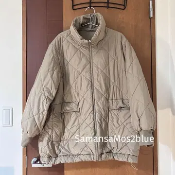 SamansaMos2 Blue 퀼팅 자켓 아우터 내추럴