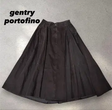레어템 gentryportofino 플레어 스커트 롱 이탈리아제