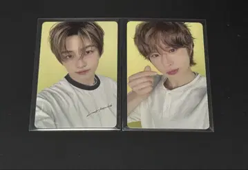 TWS 데님 셔츠 경민 지훈 2장 일괄 트레이딩 카드