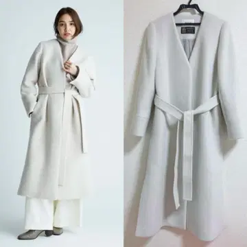FRAY ID 롱 코트 화이트 snidel emmi anuans