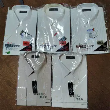 신사 모양 안정 셔츠 5장 세트 미사용 새상품