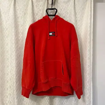 TOMMY JEANS 플래그 로고 후드티