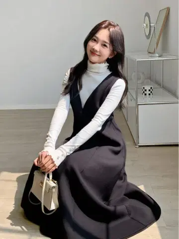 벌스데이 바쉬 점퍼 스커트 원피스