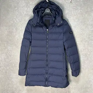 새상품급 타트라스 다운 코트 폴리테아마 160cm 2WAY 네이비