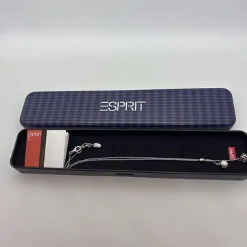 ESPRIT 에스프리 펄 장식 실버 목걸이