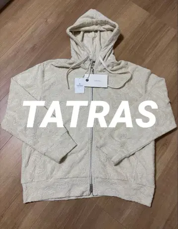 TATRAS 타트라스 sea green 페이즐리 무늬 후드티