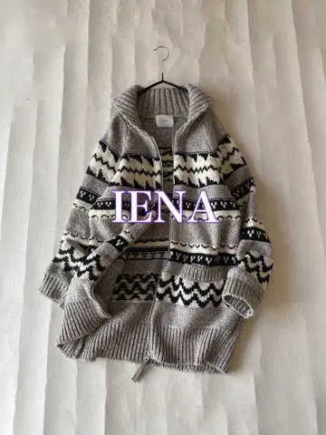 이에나 IENA 집업 코위찬 니트