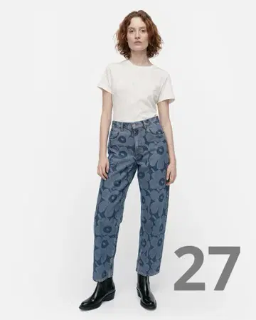 마리메꼬 마리데님 청바지 청바지 marimekko 데님