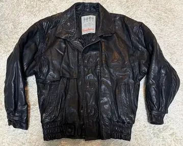 컨디션 최상 WindArmor A2 가죽 플라이트 자켓 블랙