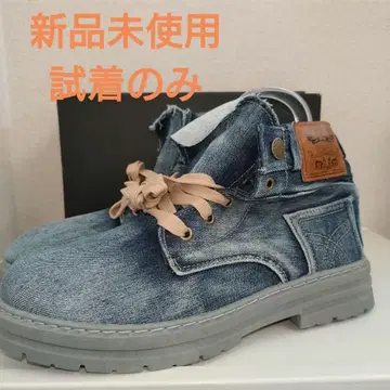 하이컷 스니커즈 숏부츠 데님