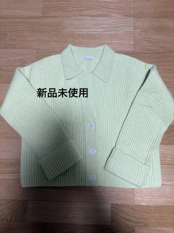 미사용 새상품 카라 부착 하찌 가디건 aga