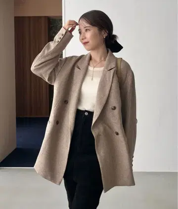 CAPRICIEUX LE'MAGE nanaco 콜라보 트위드 자켓