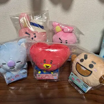 BT21 봉제 인형 제일복권 세트