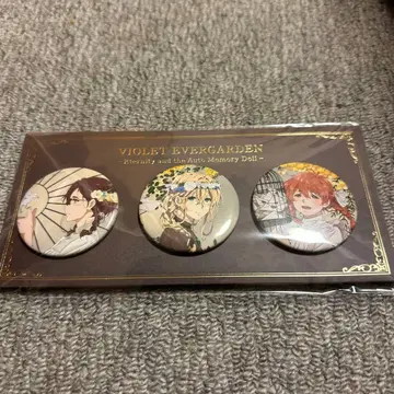 바이올렛 에버가든 외전 캔뱃지 세트 flowers