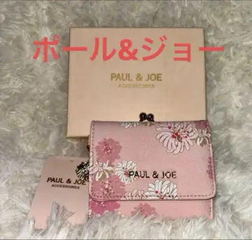 [ 새상품 ] PAUL&JOE 폴앤조, 크리잔테움 접이식 지갑, 핑크