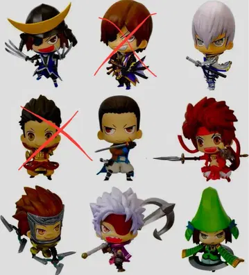 전국 BASARA 트레이딩 피규어 마메 전국 BASARA 플러스 7개