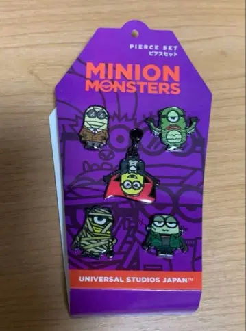 유니버셜 USJ 호러 나이트 미니언 귀걸이 세트 할로윈 몬스터즈