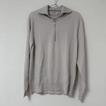 UNITED ARROWS SOVEREIGN 하프 지퍼 긴팔 피케 셔츠