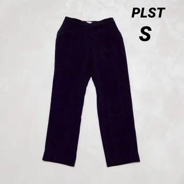 새상품급 [플라스테] 센터 프레스 팬츠 슬랙스 (S) 블랙 깔끔함