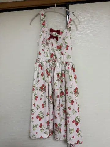 axes femme kawaii 클래식 베리 점프 스커트 핑크